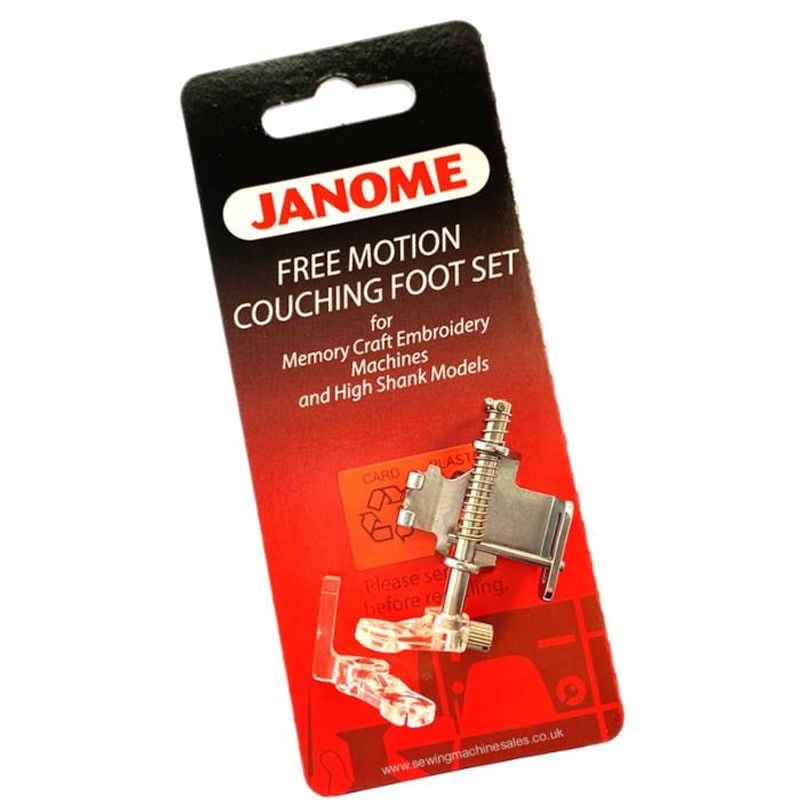 Janome/Elna Trykkfot Frihåndsquiltefot Garn