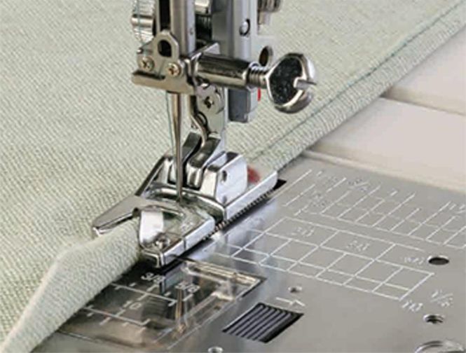 Hovedbilde Janome/Elna Trykkfot Faldefot D1 6mm