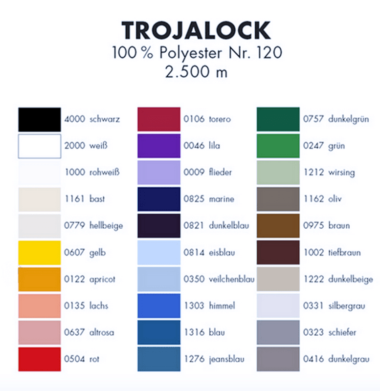 Mettler TrojaLock 2500m overlocktråd