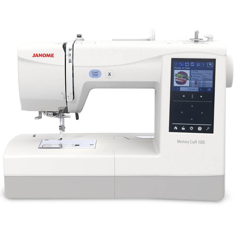 Janome MC 1000 Silky White sy- og broderimaskin