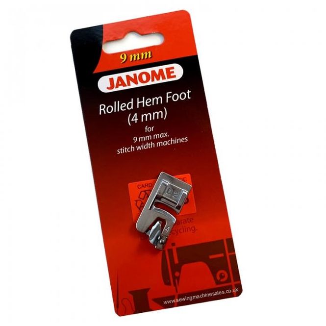 Hovedbilde Trykkfot Janome Faldefot D2 4mm