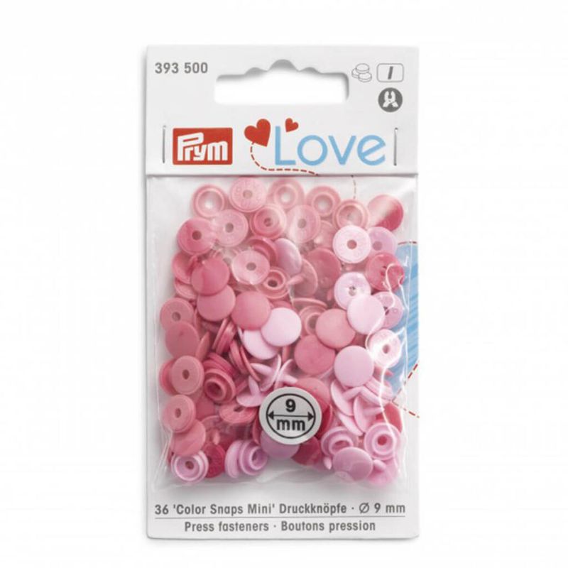 Prym Love Color Snaps Mini 9mm 36stk