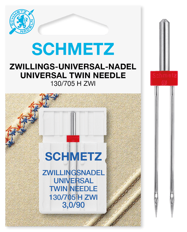 Schmetz Tvillingnål Universal 3,0mm #90 1pk