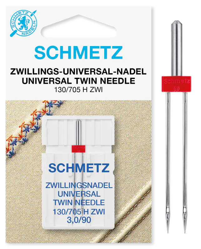 Schmetz Tvillingnål Universal 3,0mm #90 1pk