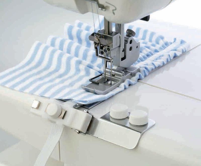 Janome/Elna Elastikk rynkeapparat 9-13,5mm (Coverstitch)