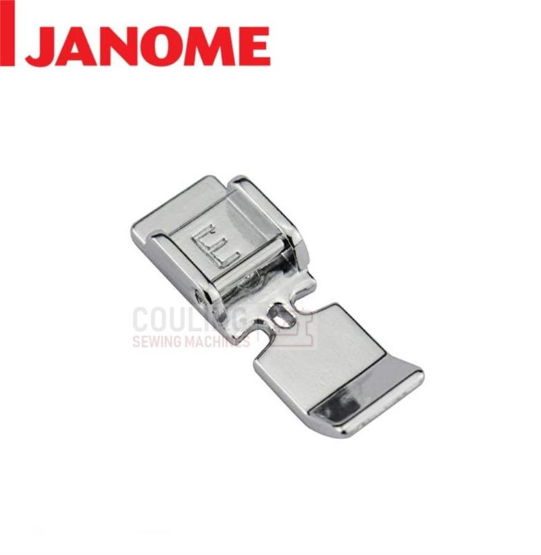 Janome/Elna Trykkfot Glidelåsfot E