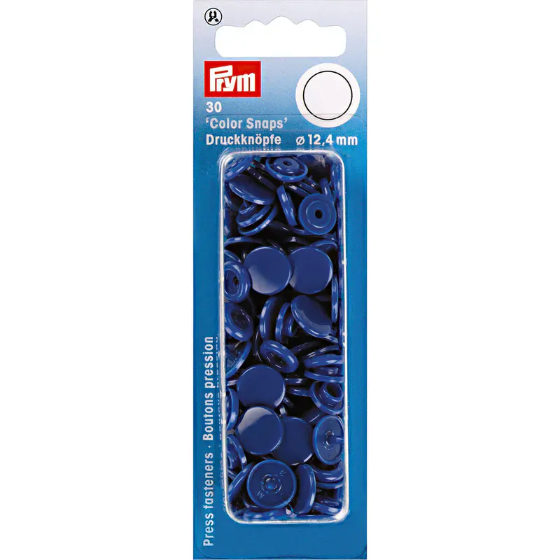 Prym Color Snaps Trykknapp 12,4mm 30 stk Runde