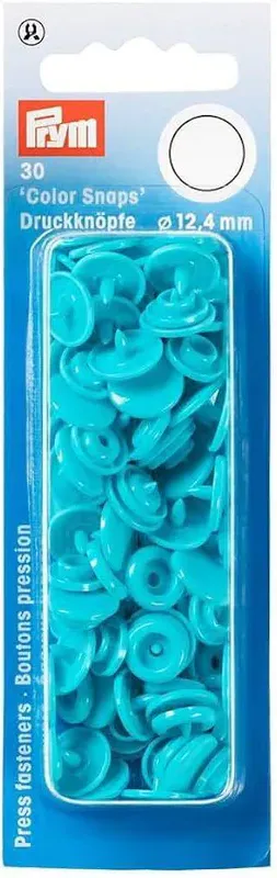 Prym Color Snaps Trykknapp 12,4mm 30 stk Runde