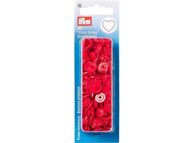 Prym Color Snaps Trykknapp 12,4mm 30stk Hjerte
