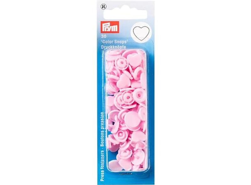 Prym Color Snaps Trykknapp 12,4mm 30stk Hjerte