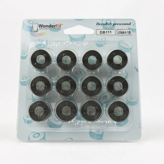 Hovedbilde Spoler med undertråd 12pk Wonderfil DecoBob